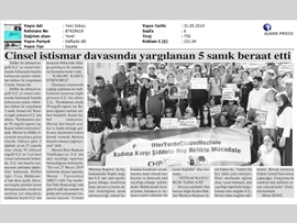 BASINDA BAROMUZ (Cinsel İstismar Bir Kez Daha Aklandı)