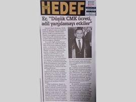 BASINDA BAROMUZ ( Baro Bşk. Er: "CMK Ücretleri Artırılmalı"