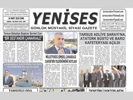 BASINDA BAROMUZ (Mersin Barosu Tarsus Adliyesi'nde  Atatürk Büstü ve Kafeterya Açtı)