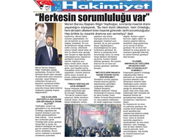 BASINDA BAROMUZ (Yeşilboğaz: "İnsanlık Dramına Gözünüzü Kapatmayın")