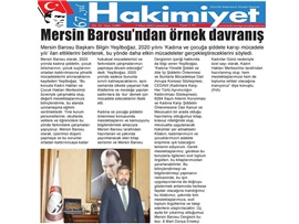 BASINDA BAROMUZ (Mersin Barosu 2020 Yılını, Kadına ve Çocuğa Şiddete Karşı Mücadele Yılı İlan Etti)