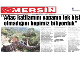 BASINDA BAROMUZ (Başkanımızın, Ağaç Kesen Kişilerin Tutuklanması ile İlgili Açıklaması)
