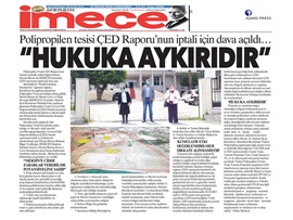 BASINDA BAROMUZ (Mersin Barosu ile MERÇED Polipropilen Tesisinin İptali için Dava Açtı)