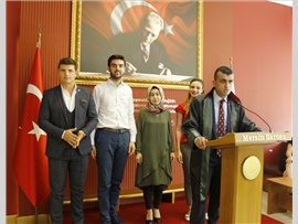 STAJYER AVUKATLARIMIZA KURGUSAL DURUŞMA YARIŞMASI’NA KATILIM BELGESİ VERİLDİ
