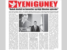 BASINDA BAROMUZ (Av. Gazi Özdemir: "Hukuk Devleti ve Kuvvetler Ayrılığı İlkesine Aykırıdır")