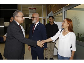 MERSİN VALİSİ ALİ İHSAN SU VEDA ZİYARETİNDE BULUNDU