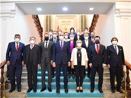 12 BARO BAŞKANI, ADALET BAKANI SAYIN ABDULHAMİT GÜL’DEN AVUKATA ŞİDDET, YARGI VE MESLEK SORUNLARI İÇİN ÇÖZÜM TALEBİNDE BULUNDU