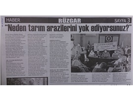 Yeşilboğaz 'Mersin'de tarım arazilerini neden yok ediyorsunuz?'