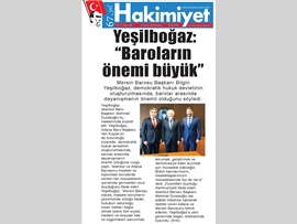 BASINDA BAROMUZ (Baro Başkanımız Bilgin Yeşilboğaz'dan İstanbul Barosu'na Ziyaret)