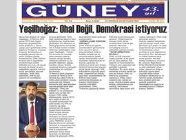 BASINDA BAROMUZ (Baro Başkanımız Bilgin Yeşilboğaz'ın 15 Temmuz Mesajı)