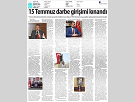 BASINDA BAROMUZ (Baro Başkanımız Bilgin Yeşilboğaz'ın 15 Temmuz Mesajı)