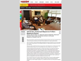 BASINDA BAROMUZ (Vali Su'dan ziyaret) 16.08.2017