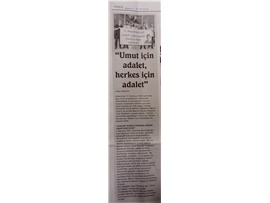 "Umut için adalet, herkes için adalet" turu Mersin'de