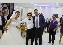 BARO BAŞKANIMIZ AV.ALİ ER, HAKİM HASAN ALİ ÖZMEN’NİN DÜĞÜN MERASİMİNE KATILDI.