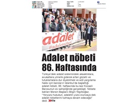 BASINDA BAROMUZ (Adalet Nöbeti Kocaeli'de Tutuldu)