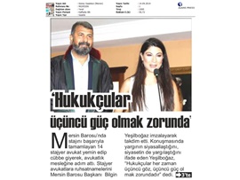 BASINDA BAROMUZ (Yemin Töreni-"Hukuk Üçüncü Güç Olmaz Zorunda")
