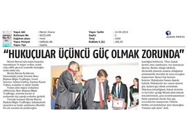 BASINDA BAROMUZ (Yemin Töreni-"Hukuk Üçüncü Güç Olmaz Zorunda")