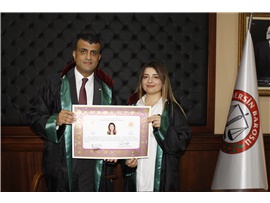 9 STAJYER AVUKATIMIZ, AVUKATLIK RUHSATNAMELERİNİ ALDI