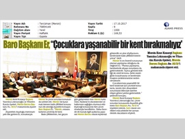 BASINDA BAROMUZ (Çocuklarımıza Yaşanabilir Bir Kent Bırakmalıyız) 12.10.2017