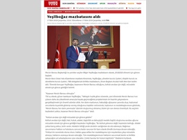 BASINDA BAROMUZ (Baro Başkanımız Av. Bilgin Yeşilboğaz Mazbatasını Aldı)