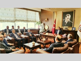 MHP Genel Başkan Yardımcısı Sayın; Oktay ÖZTÜRK, MHP İl Başkanı Sayın; Sebahattin KILIÇ ve Yönetim Kurulu Üyeleri' nin Ziyareti.