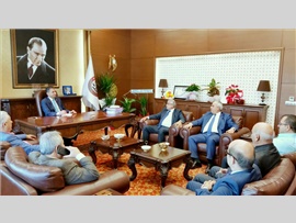 Mersin Esnaf ve Sanatkarlar Kredi ve Kefalet Kooperatifi Başkanın Ziyareti.