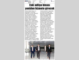 BASINDA BAROMUZ (Eski Adliye Binası Yeniden Hayat Bulacak)