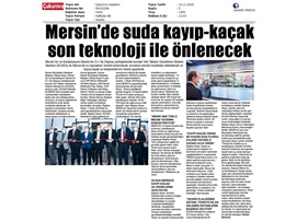 BASINDA BAROMUZ (BAŞKANIMIZ YEŞİLBOĞAZ SCADA TESİSİNİN AÇILIŞINI YAPTI)