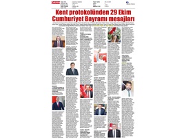 BASINDA BAROMUZ (Başkanımız Yeşilboğaz'ın Cumhuriyet Bayramı mesajı)