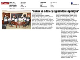 BASINDA BAROMUZ (Hukuk ve adalet için yemin ettiler)