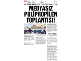 BASINDA BAROMUZ (Polipropilen Tesisi toplantısı yapıldı)