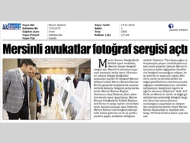BASINDA BAROMUZ (Baromuzun Fotoğrafçılık Kulübü 'Mersin' Temalı Fotoğraf Sergisi Açtı)