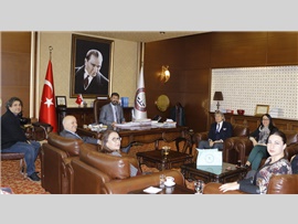 MERSİN TİCARET VE SANAYİ ODASI YÖNETİMİNDEN, BARO BAŞKANIMIZA ZİYARET