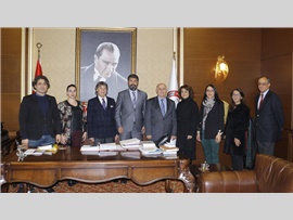 MERSİN TİCARET VE SANAYİ ODASI YÖNETİMİNDEN, BARO BAŞKANIMIZA ZİYARET