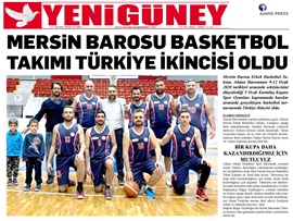 BASINDA BAROMUZ (Mersin Barosu Basketbol Takımı Türkiye İkincisi Oldu)