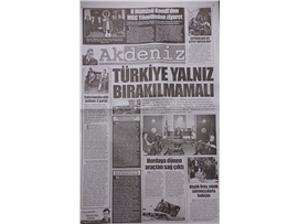 BASINDA BAROMUZ (Yeşilboğaz: "Mülteci Sorunlarının Çözümünde Türkiye ve Avrupa İşbirliği Yapmalı")