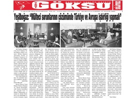 BASINDA BAROMUZ (Yeşilboğaz: "Mülteci Sorunlarının Çözümünde Türkiye ve Avrupa İşbirliği Yapmalı")