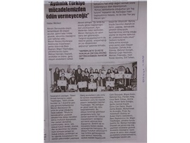 BASINDA BAROMUZ (Yemin Töreni-"Aydınlık Türkiye Mücadelemizden Ödün Vermeyeceğiz")