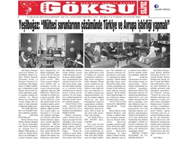 BASINDA BAROMUZ (Yeşilboğaz: "Mülteci Sorunlarının Çözümünde Türkiye ve Avrupa İşbirliği Yapmalı")