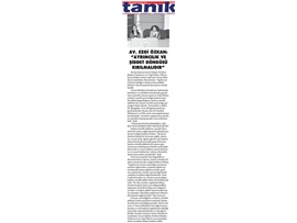 BASINDA BAROMUZ (Av. Ezgi Özkan: "Ayrımcılık ve Şiddet Döngüsü Kırılmalıdır")