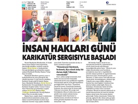 BASINDA BAROMUZ (İnsan Hakları Karikatür Sergisi Açılışı- "İnsan Hakları Gücünü Hukuktan Alır")