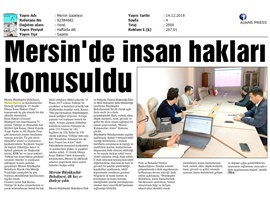 BASINDA BAROMUZ (Mersin'de Üç Gün Boyunca İnsan Hakları Konuşuldu)
