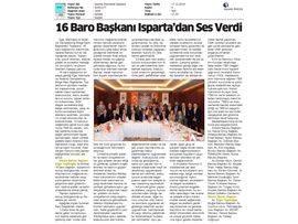 BASINDA BAROMUZ (Baro Başkanları, Çocuk İstismarı, Kadına Şiddet ve Mesleki Sorunları Masaya Yatırdı)