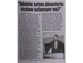 BASINDA BAROMUZ (Başkanımız Yeşilboğaz'dan Aladağ Yurt Yangını Mesajı)