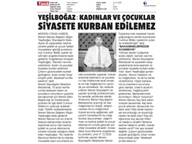 BASINDA BAROMUZ (Kadına şiddet ve çocuk hakları işbirliğine, Cumhur İttifakı engeli)