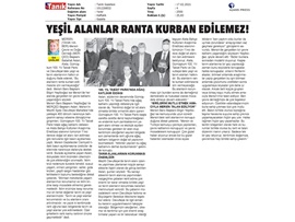 Yeşilboğaz: "Rant ve ve talan düzenini birlikte yıkacağız"
