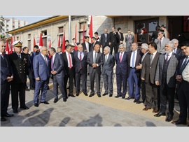 Baro başkanımız,Gazi Mustafa Kemal  Atatürk’ün Mersin’e gelişinin kutlama törenine katıldı.