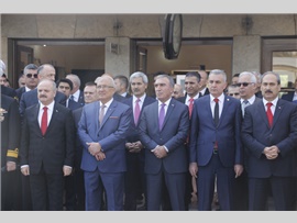 Baro başkanımız,Gazi Mustafa Kemal  Atatürk’ün Mersin’e gelişinin kutlama törenine katıldı.