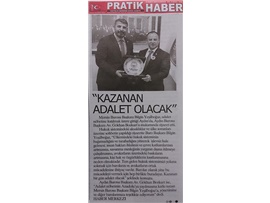 BASINDA BAROMUZ (Yeşilboğaz: "Kazanan Adalet Olacak")