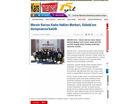 BASINDA BAROMUZ (Mersin Barosu Kadın Hakları Merkezi Güleda'nın Duruşmasına Katıldı)